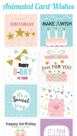 Game screenshot Animated Birthday Card Wishes apk