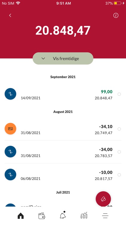 Klim Sparekasse Mobilbank screenshot-3