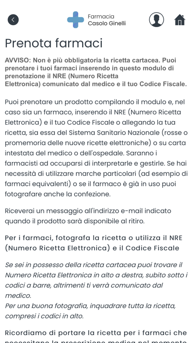 Farmacia Casolo Ginelli Screenshot
