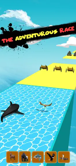 Game screenshot Эпический рывок с животными 3D apk