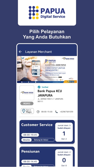 Papua Digital Service Screenshot