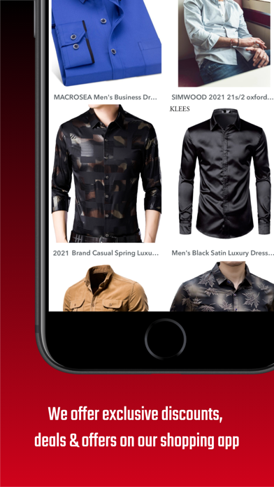Cheap Men's Clothing Online Screenshot