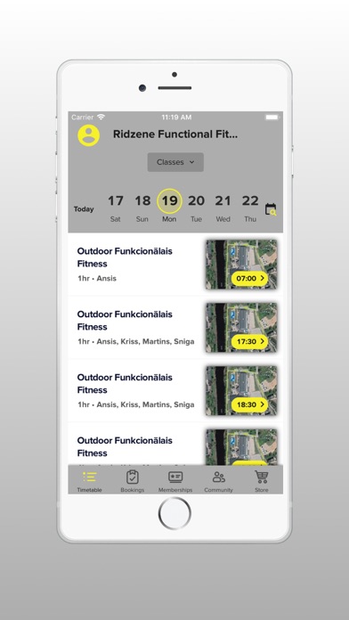 Ridzene Fitness Screenshot