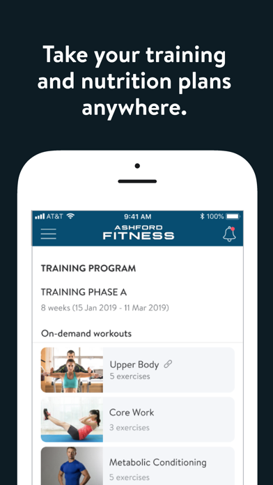 Ashford Fitness Screenshot