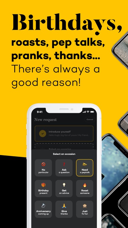 Nova: Shoutout videos for fans