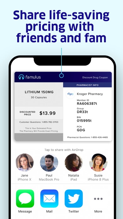 Famulus — Prescription Savings Screenshot