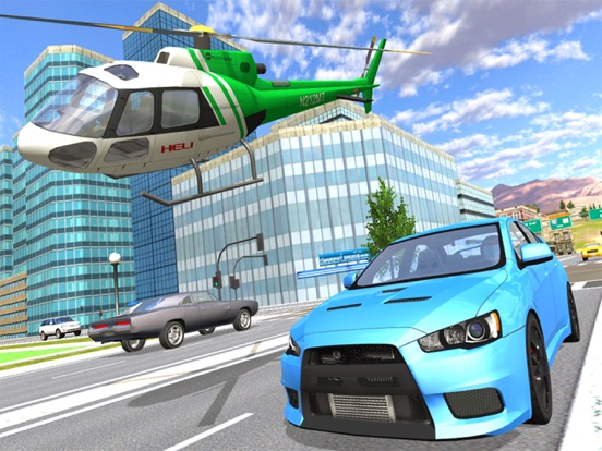Screenshot #5 pour Helicopter Flying: Car Driving
