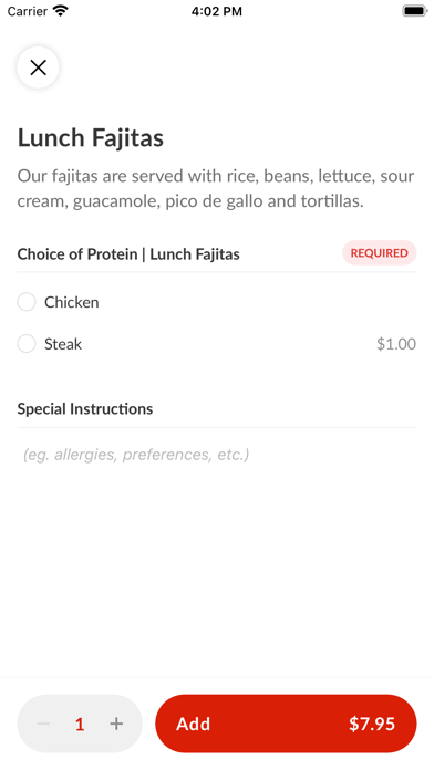 Amigos Restaurant & Cantina NC Screenshot