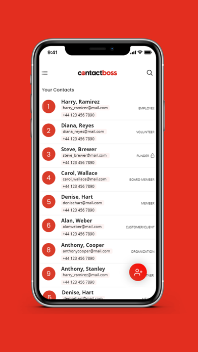Screenshot #2 pour ContactBoss