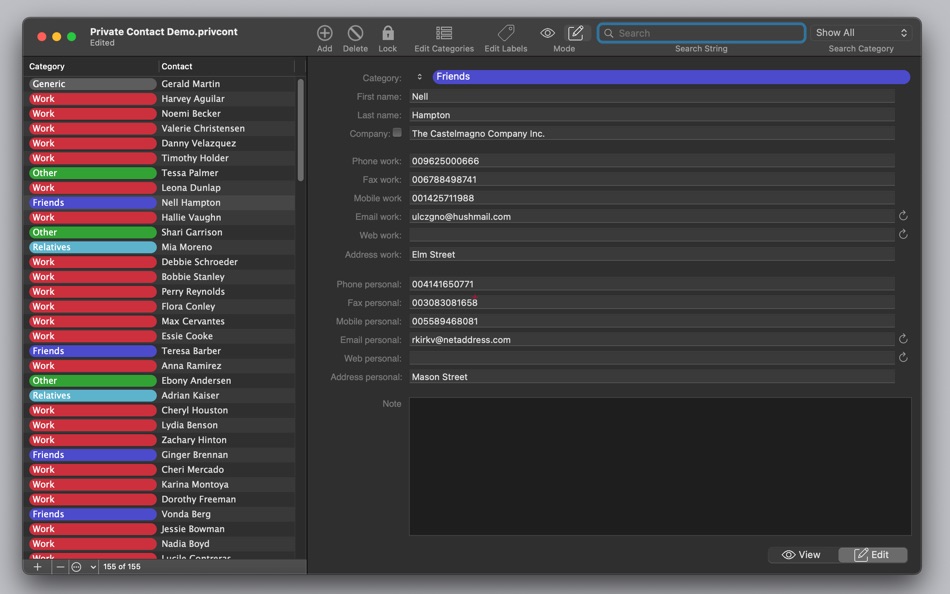 #7. Private Contact (macOS) 由: Roberto Panetta