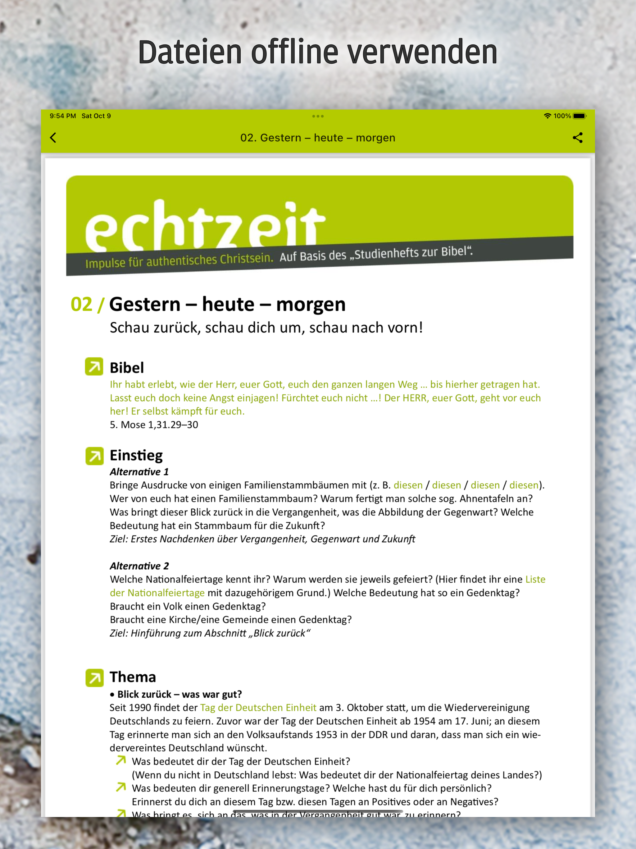 echtzeit Impulse