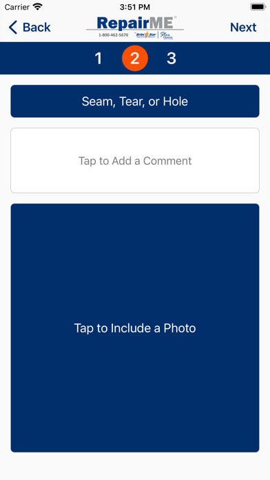 RepairMe App Screenshot