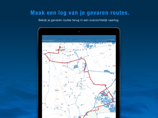 Vaarkaart Nederland iPad app afbeelding 6