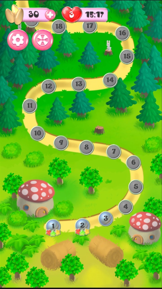 #3. Rabit Match Three (iOS) 由: Aoi Sora