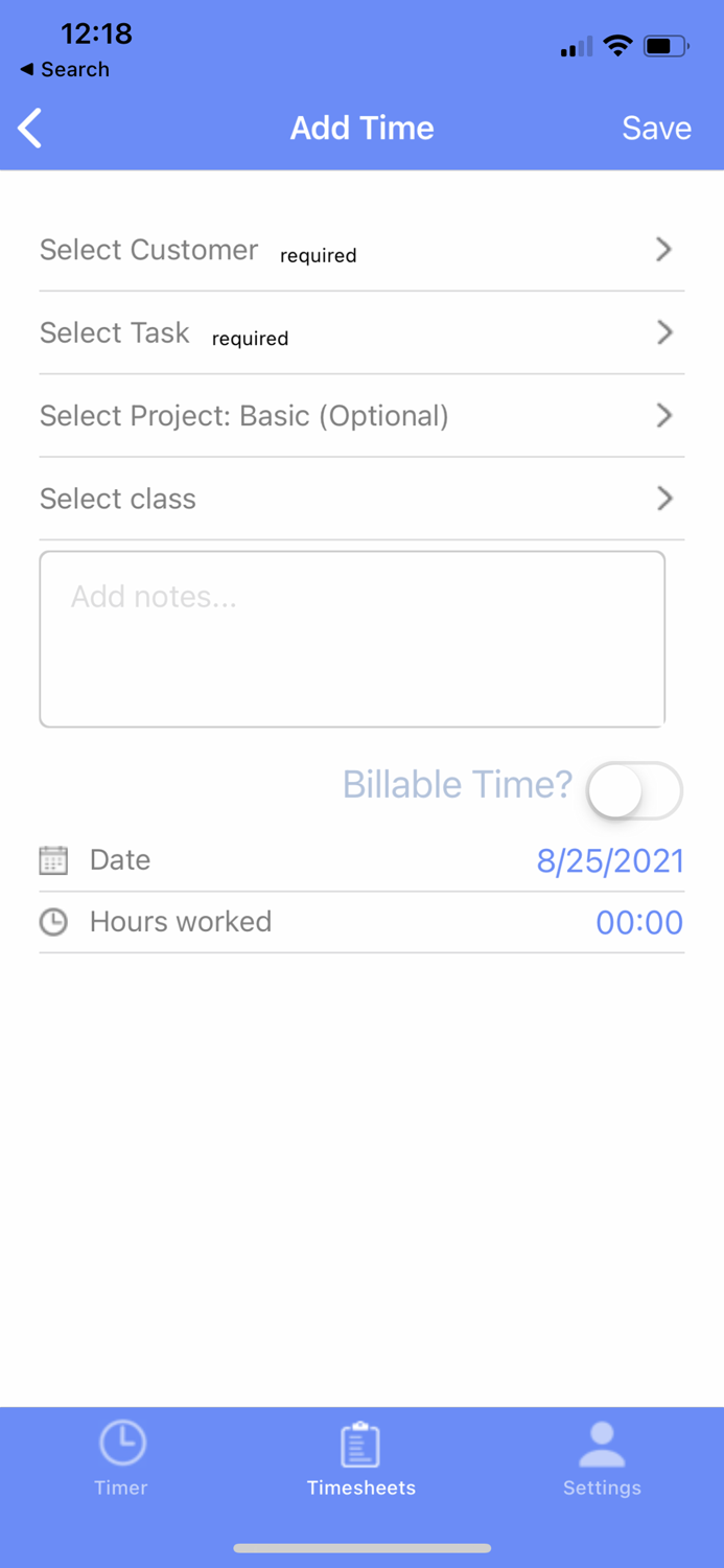 Get My Time - Time Tracking