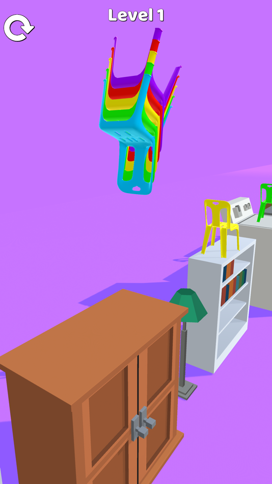 #1. Stacky Chair (iOS) Podle: Hasa Taner