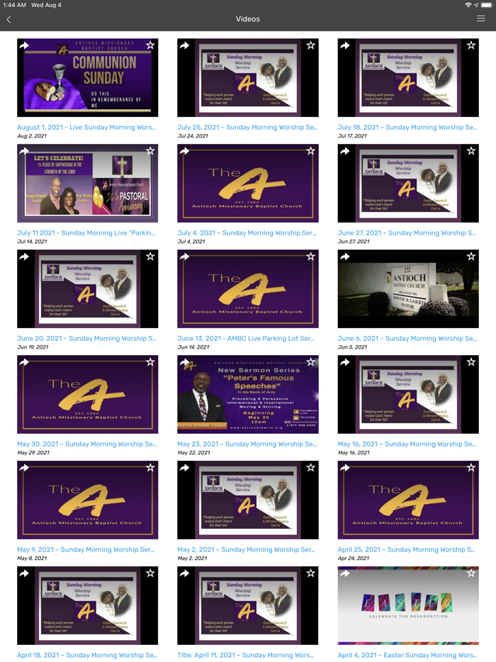 Antioch Missionary Baptist NC