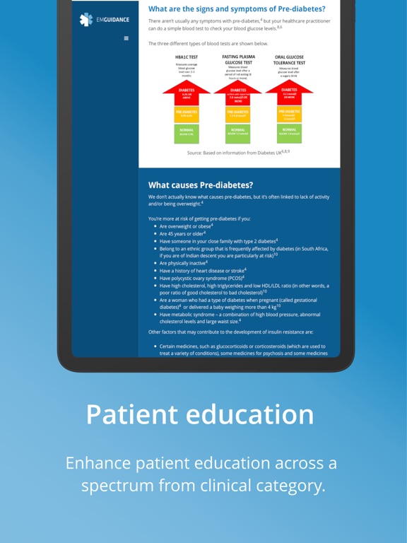 EMGuidance - Medicines Info iPad screenshot 8 - Medical app