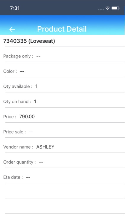 Coral Showroom Tag Scanner