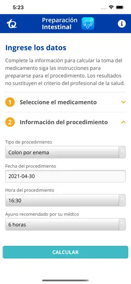 Game screenshot Preparación Intestinal hack