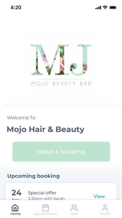 Mojo Hair & Beauty Screenshot