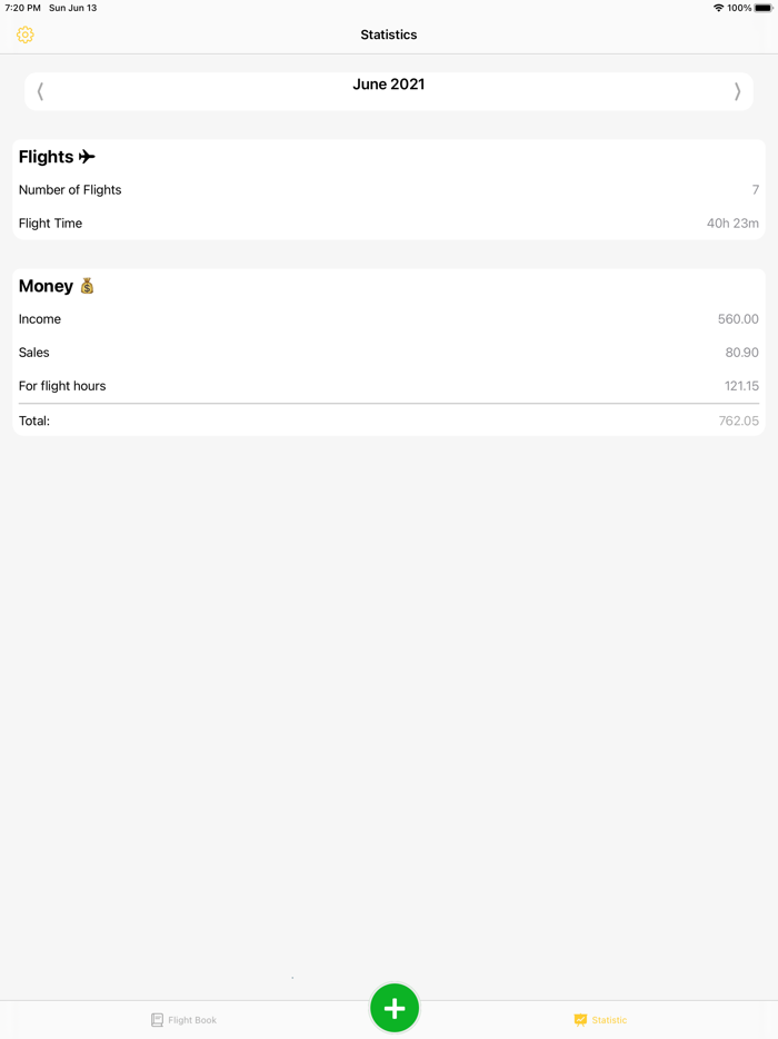 Flight Log Book and Tracking