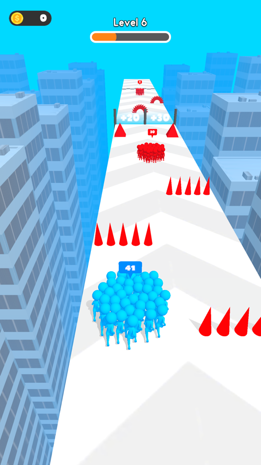 #3. Hit Crowd 3D - Count Challenge (iOS) 由: Huu Nguyen