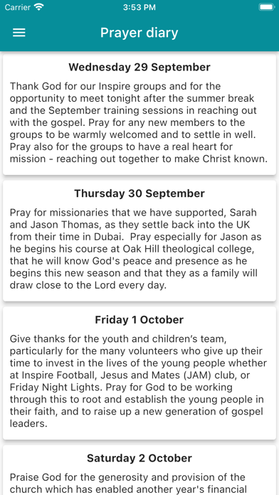 Inspire @ St James Clerkenwell Screenshot