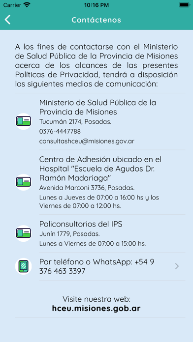 HCEU - MISIONES Screenshot