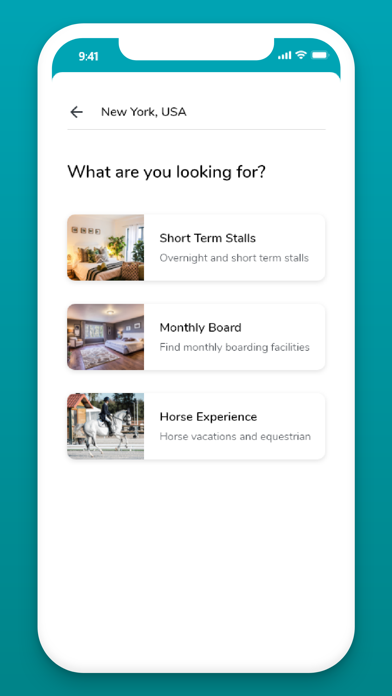 HorseBnB Screenshot