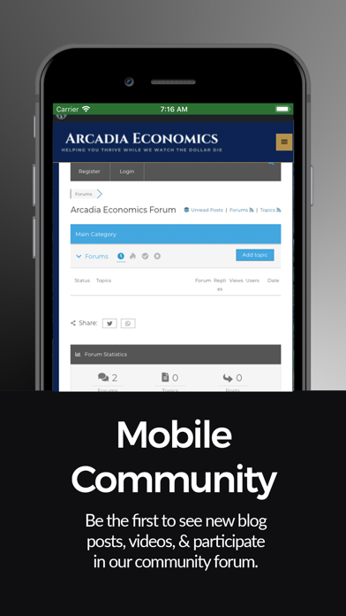 Arcadia Economics Screenshot