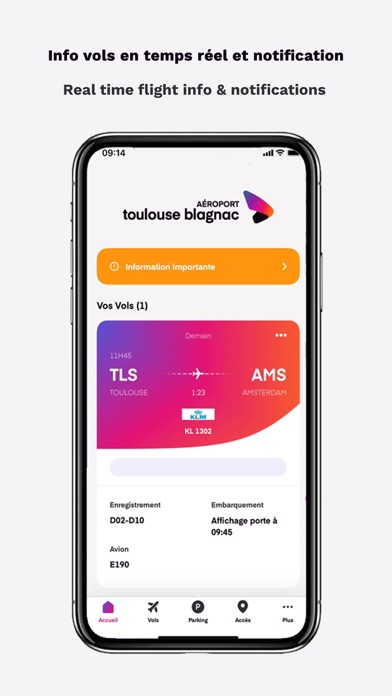 Screenshot #1 pour Aéroport Toulouse Blagnac