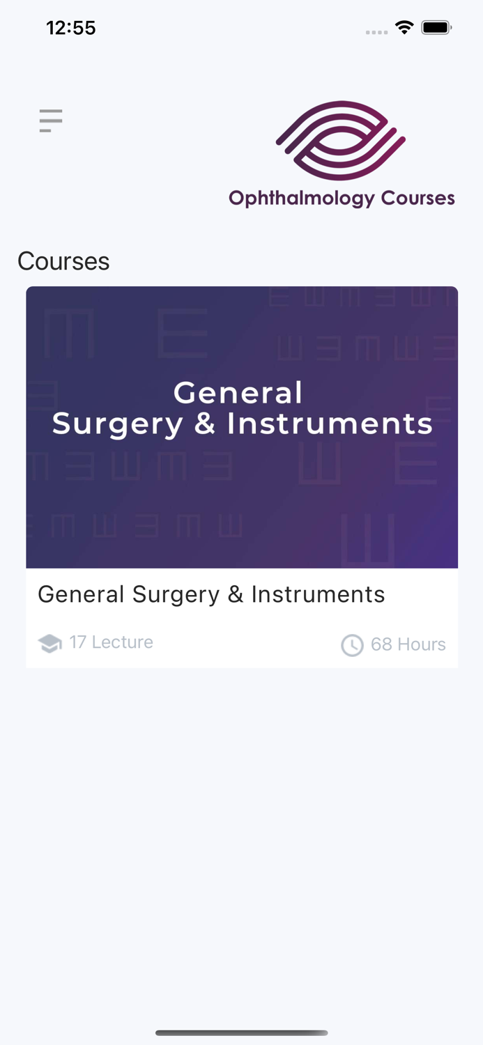 Ophthalmology Courses