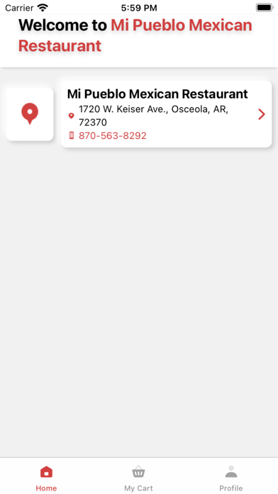 Mi Pueblo - Mexican Restauran Screenshot