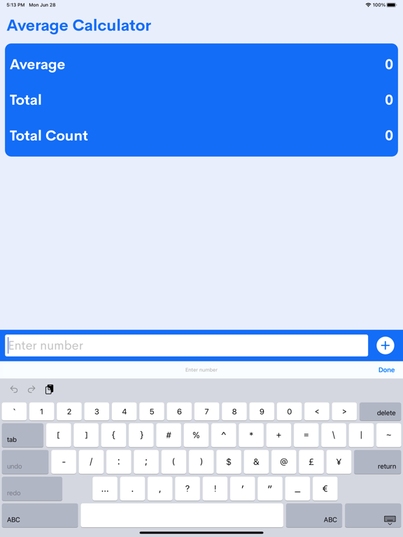 Screenshot #6 pour Quick Average Calculator