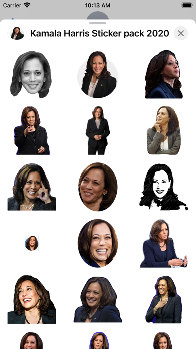 Kamala Harris VP Stickers Screenshot