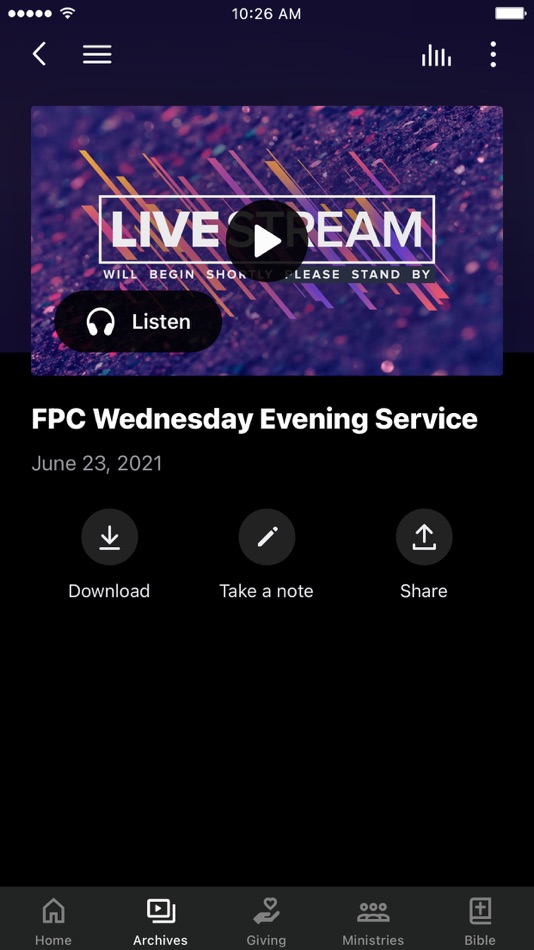 #3. FPC Lexington (iOS) 由: First Pentecostal Church (Lexington)