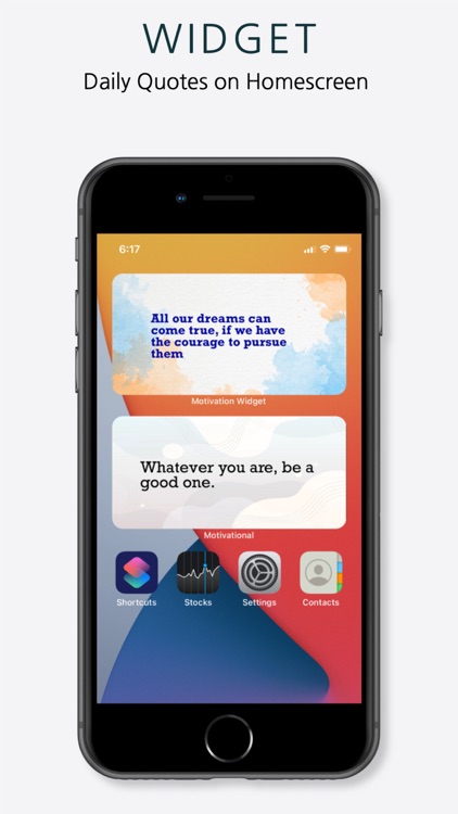 Motivation Quotes App - Widget