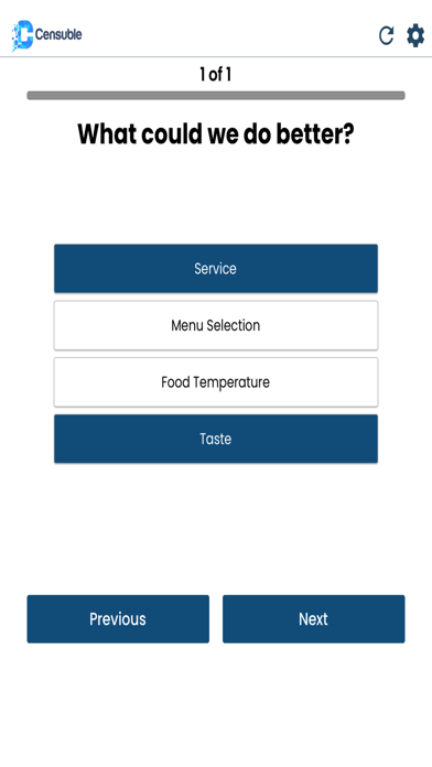 Censuble Kiosk Screenshot
