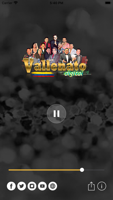 Vallenato Digital Screenshot