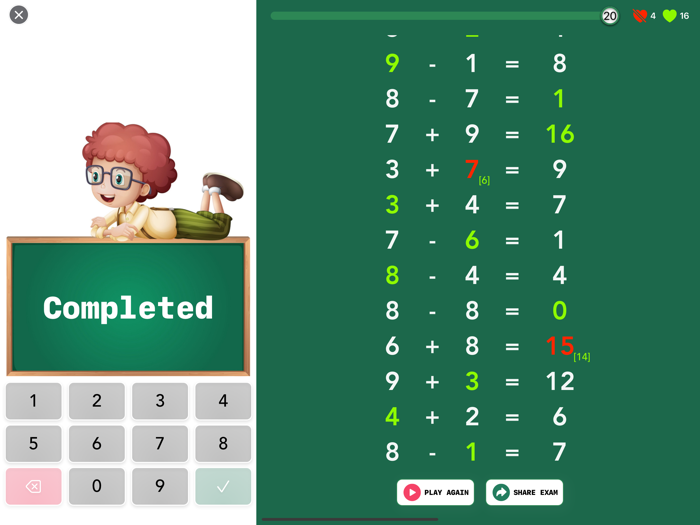 Math4Kids - Operation Practice