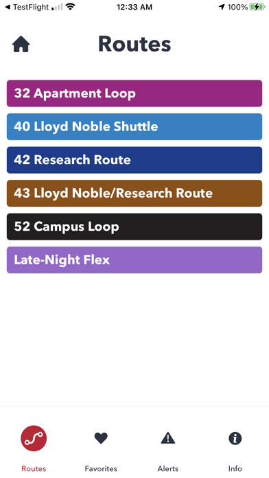 CART GPS Screenshot