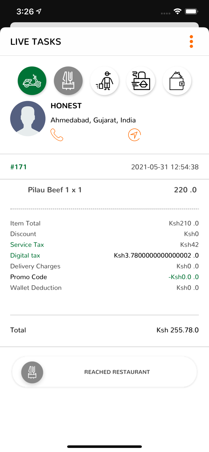 HALAL EATS Delivery Boy