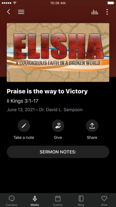 Parkway Baptist Screenshot