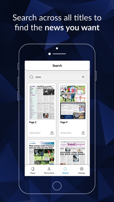 Your Local Paper Screenshot