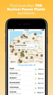 nuclear plant finder iphone screenshot 2