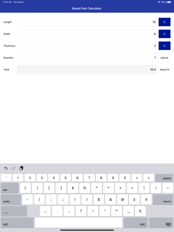 Screenshot #4 pour Board Foot Calculator Pro