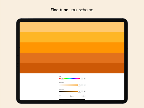 Boreal - Build color schemes! iPad app afbeelding 3
