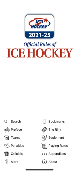 Game screenshot USA Hockey Mobile Rulebook apk