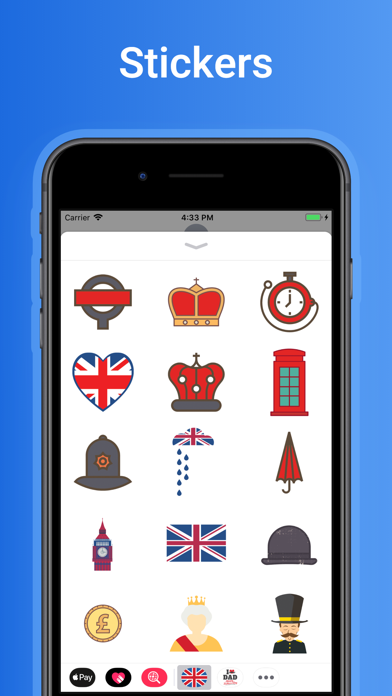 Screenshot #1 pour UK Stickers - England emoji